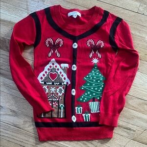 Festive Red Holiday Sweater